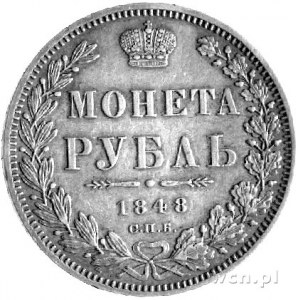 rubel 1848, Petersburg, Uzdenikow 1659
