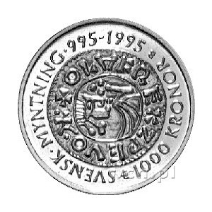 Karol XVI Gustaw 1973- 1.000 koron 1995, moneta wybita ...