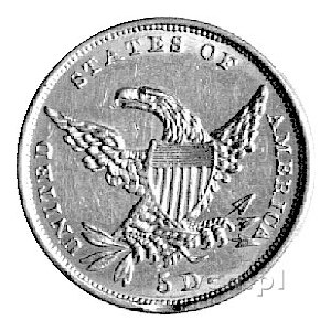 5 dolarów 1834, Filadelfia, Fr. 135, złoto, 8,33 g., rz...