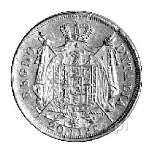 Napoleon I 1805-1814 - 20 lirów 1808, Mediolan, Fr. 7, ...