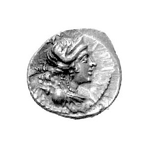 Massalia- Galia, hemidrachma po 200 pne, Aw: Popiersie ...