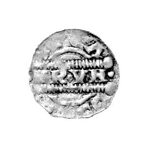 Fryzja- margrabia Bruno III (Dokkum), denar, Aw: Popier...