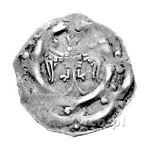 Freising- Otto II 1189- 1220, denar jednostronny; Orzeł...