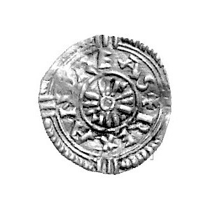 Andrzej 1046- 1060, denar, Aw: Krzyż promienisty i napi...