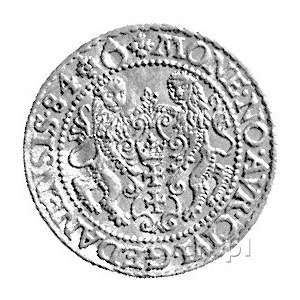 dukat 1584, Gdańsk, H-Cz. 749 R2, Fr. 3, złoto 3,49 g.