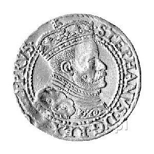 dukat 1586, Gdańsk, H-Cz. 770 R1, Fr. 3, złoto 3,51 g.
