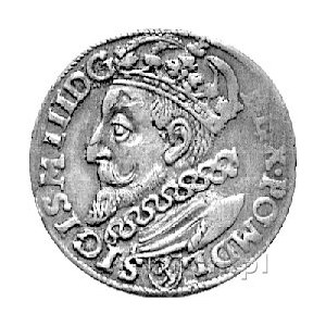 trojak 1601, Kraków, popiersie króla w lewo, Wal. XCI 5...
