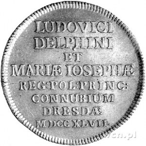 2/3 talara (gulden) 1747, Drezno, H-Cz. 2780 R, Merseb....