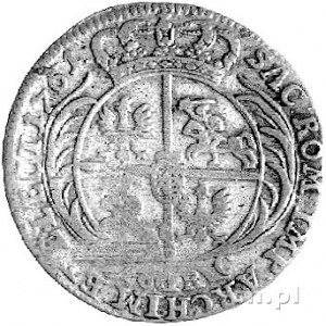 dwuzłotówka (8 groszy) 1761, Lipsk, Kam. 858 R7, H-Cz. ...