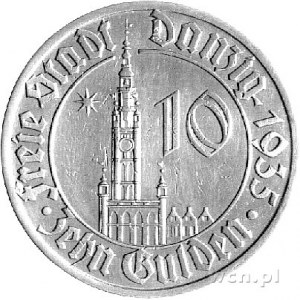10 guldenów 1935, Berlin, Ratusz Gdański.