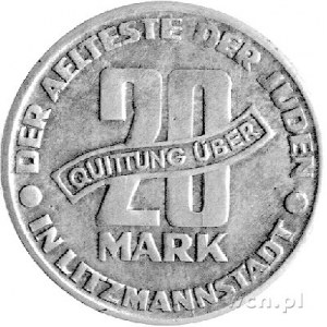 20 marek 1943, Łódź, aluminium, rzadkie.