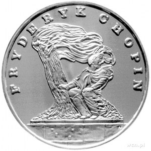 200.000 złotych 1990, USA, Fryderyk Chopin, srebro.