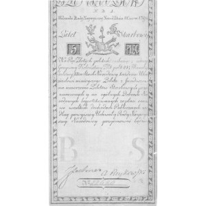 5 złotych 8.06.1794, Seria N.B.1, Pick A1