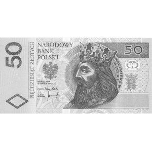 50 złotych 1994, Pick 175, bez oznaczenia serii, błąd d...