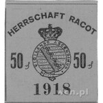 Racot- 10, 25 i 50 fenigów 1918 r., Schoenawa 4, 5, 6, ...