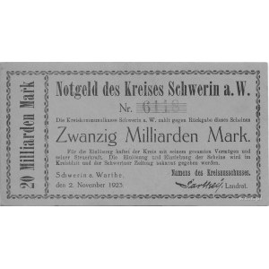 Skwierzyna (Schwerin a. Warthe)- 20 miliardów marek 2.1...