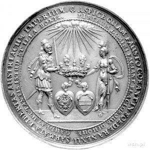 medal autorstwa Sebastiana Dadlera wybity w Gdańsku w 1...