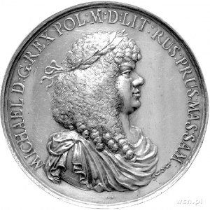 medal autorstwa Jana Höhna jun. wybity w 1670 r. z okaz...