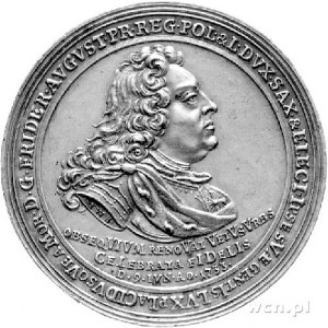 medal hołdowniczy miasta Freyberg z okazji wstąpienia n...