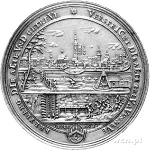 medal hołdowniczy miasta Freyberg z okazji wstąpienia n...