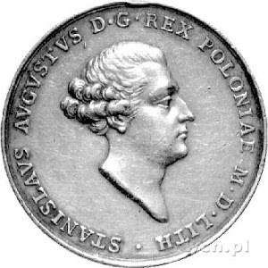 medal koronacyjny Stanisława Augusta autorstwa T. Pingo...