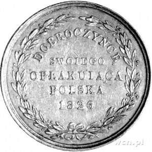 medal z okazji śmierci cara Aleksandra I 1826 r., Aw: P...