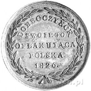 medal z okazji śmierci cara Aleksandra I 1826 r., Aw: P...