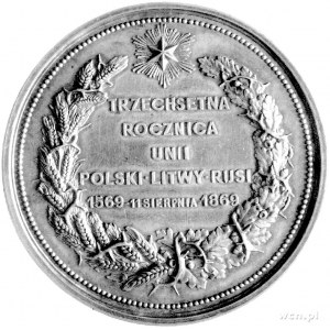 medal autorstwa P. Tasseta na 300-Lecie Unii Polski, Li...