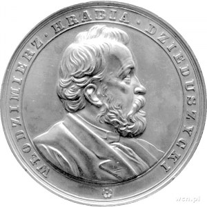 medal autorstwa C. Radnitzky' ego dedykowany hrabiemu W...