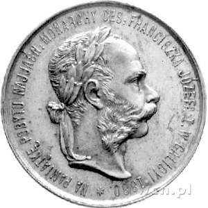 medal autorstwa J. Schapira wybity z okazji pobytu Fran...