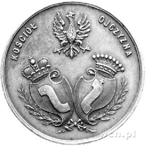 medal zaślubinowy Franciszka Kwileckiego z Jadwigą Lubo...