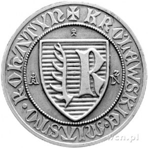 medal z okazji założenia miasta Rohatyna z datą 1915 r....