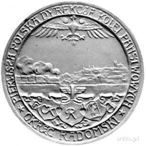 medal proj. J. Raszki wybity z okazji utworzenia Kolei ...