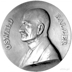 medal autorstwa Wojtowicza poświęcony Oswaldowi Balzero...