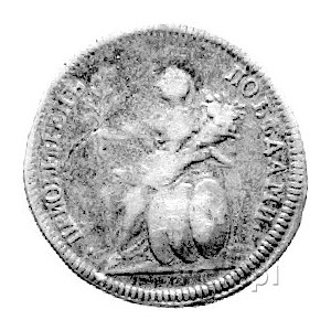 medal na zawarcie pokoju z Turcją 1774 r., Aw: Siedząca...