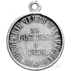 medal nagrodowy 1859 za podbój Czeczenii i Dagestanu, A...