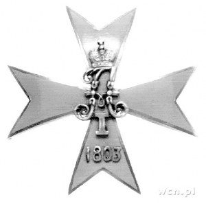 odznaka 6 libawskiego pułku piechoty, srebro złocone, p...