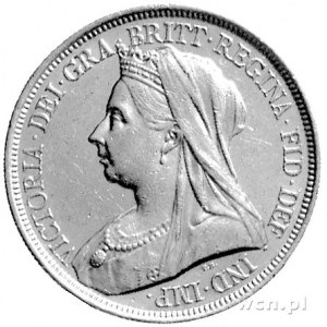 5 funtów 1893, Londyn, Seaby 3872, Fr. 394, złoto 39,95...