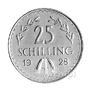 25 szylingów 1928, Wiedeń, Fr. 436, złoto 5.87 g.
