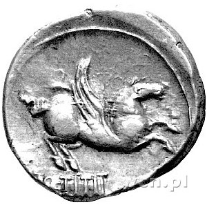 Q. Titus około 90 pne, denar, Aw: Głowa młodego Bachusa...