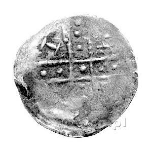 denar jednostronny około 1185/1190-1201, mennica Wrocła...