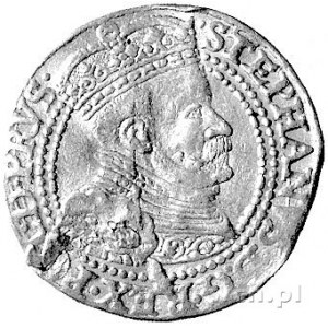 dukat 1586, Gdańsk, H-Cz. 770 R1, Fr. 3, T. 25, złoto, ...