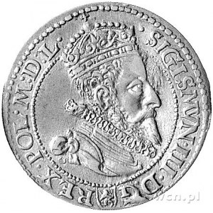 szóstak 1599, Malbork, odmiana popiersie króla z małą g...