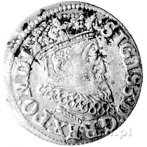 trojak 1619, Ryga, odmiana ze średnią głową króla, Kurp...