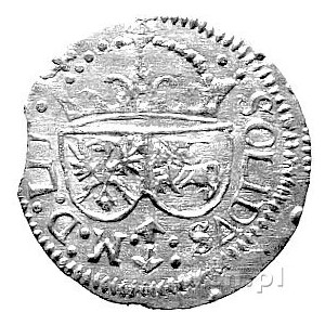 szeląg 1616, Wilno, odmiana ze znakiem mennicy - gałązk...