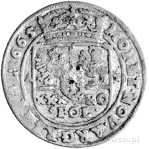 tymf 1665, Bydgoszcz, odmiana z datą po obu stronach, K...