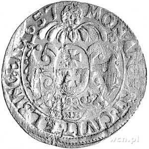 ort 1657, Elbląg, okupacja szwedzka - popiersie króla K...