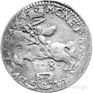 ort 1664, Wilno, nieopisana odmiana napisu Aw: IOAN CAS...