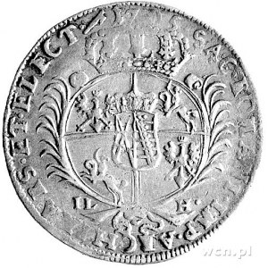 ćwierćtalar 1705, Drezno, moneta wyjątkowo rzadka, noto...