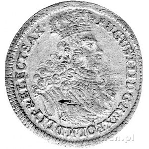 szóstak 1702, Lipsk, Kam. 3 R, Merseb. 1652, ładnie zac...